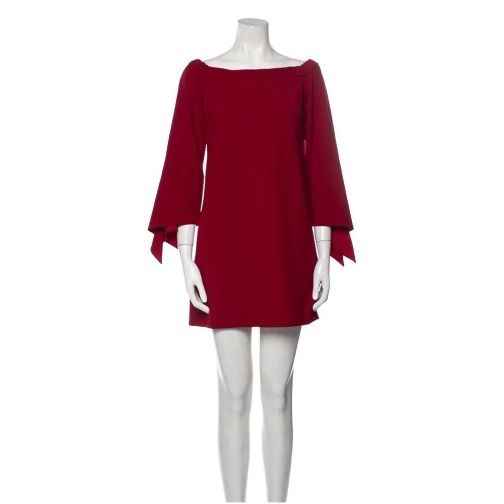 TIBI Bateau Neckline Mini Dress Size: 2